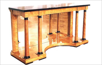 Beidermeier style console table