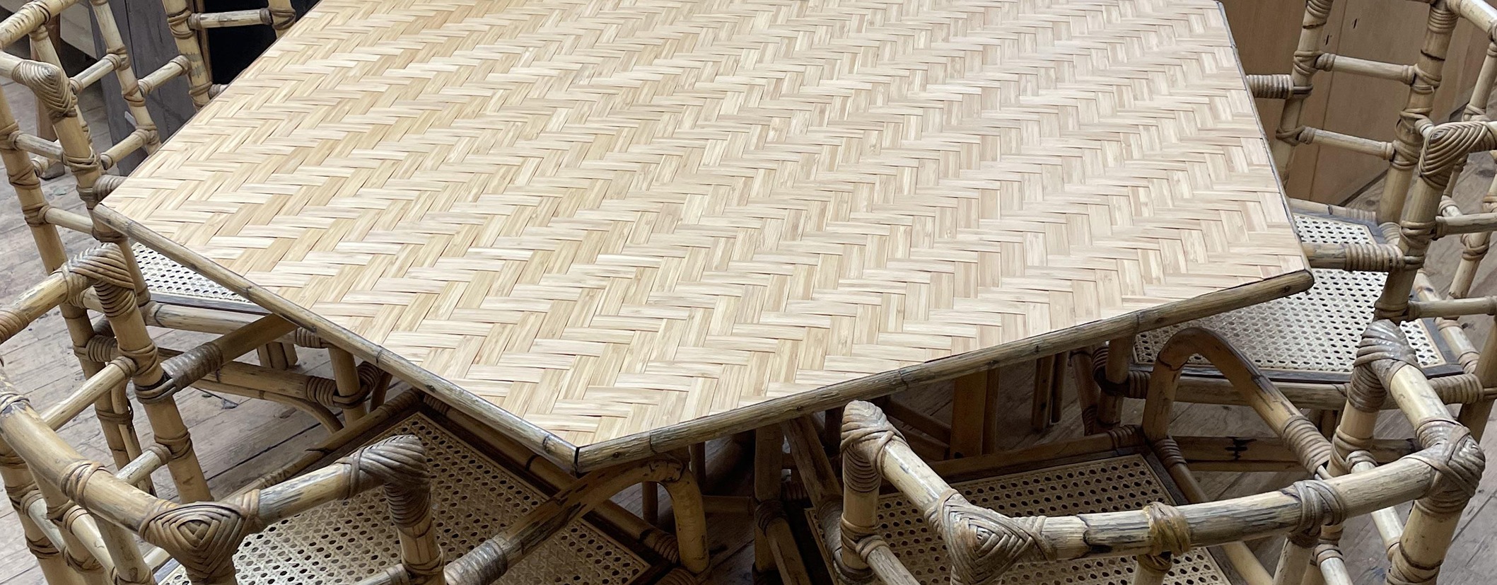 BambooTableAndChairs